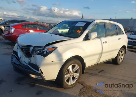 2013 Acura Mdx z USA, uszkodzony, nr VIN 2HNYD2H21DH517120
